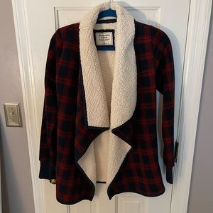 Abercrombie & Fitch Sherpa Flannel Shawl